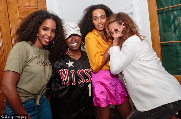 Beyonce, Kelly Rowland, Missy Elliott and Solange Knowles on July 4th (Photos)