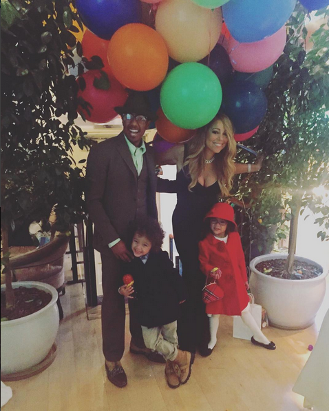 Mariah Carey Spends Thanksgiving With Ex Nick Cannon & Their Kids (Photos)