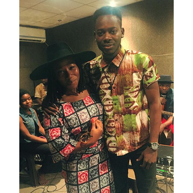 Adekunle Gold Finally Meets Asa, Shares His Excitement