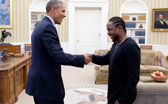 kendrick lamar and obama