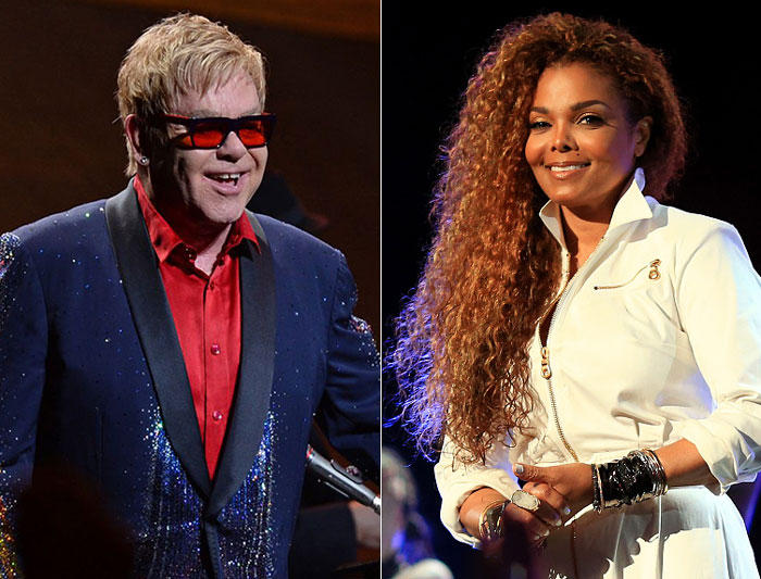 Elton John Accuses Janet Jackson Of Lip-Syncing