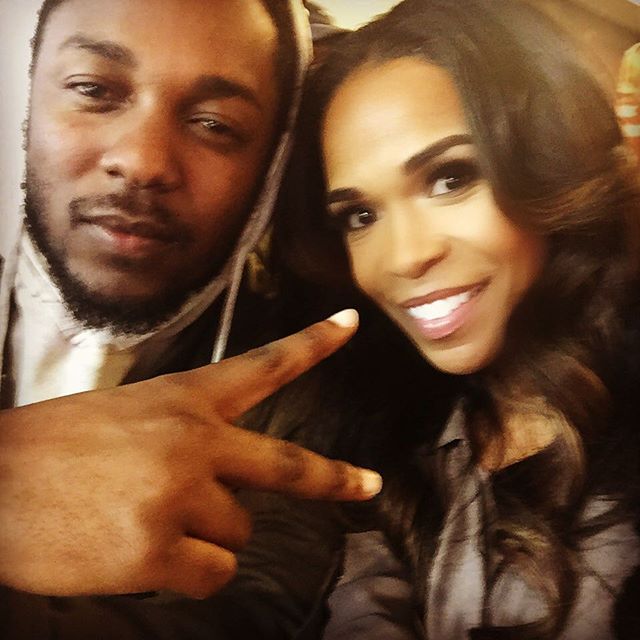 Michelle Williams Pictured With Kendrick Lamar, Lady Gaga @ Superbowl