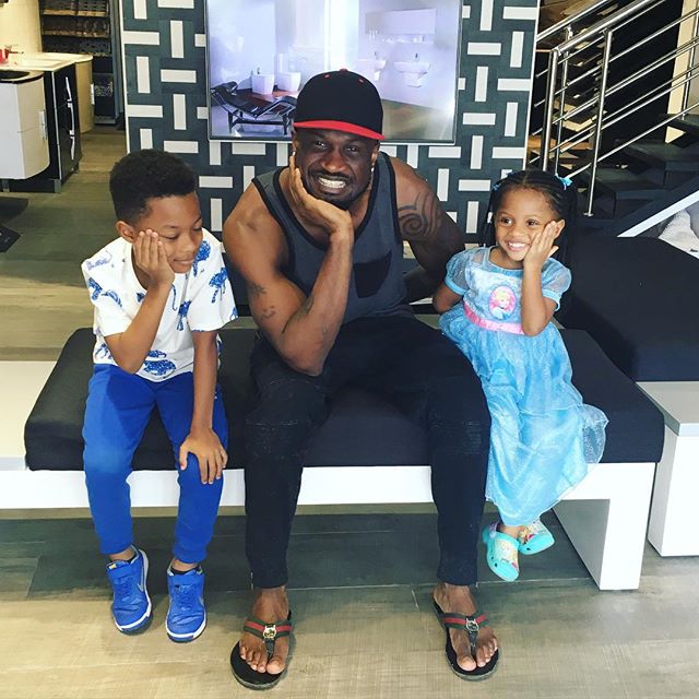 peter okoye and kids1