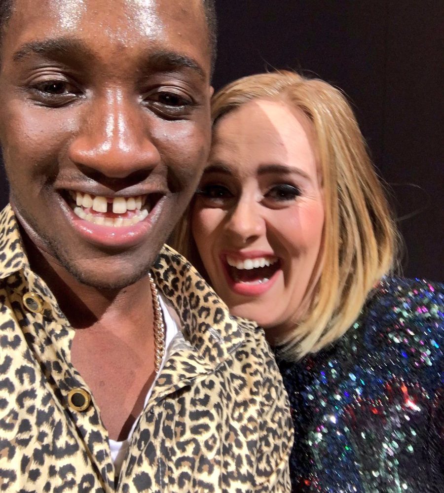 Adele Accidentally Kisses a Nigerian Guy On The Lips On Stage