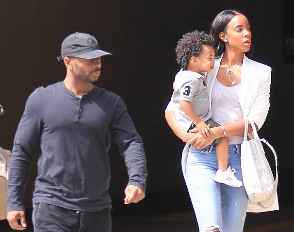 Kelly Rowland Steps Out with Her Son and Husband in Beverly Hills (Photos)