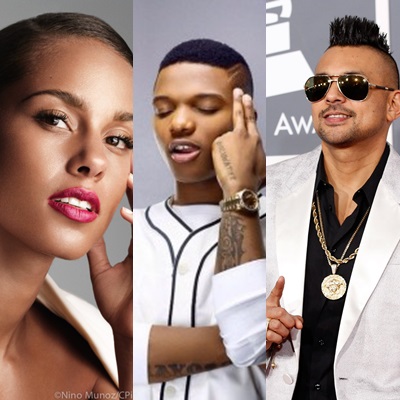 Wizkid Collaborates with Sean Paul and Alicia Keys