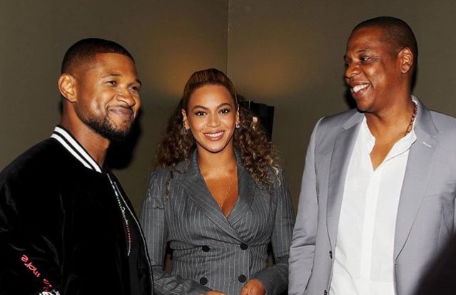 Beyonce, Jay Z and Usher Pictured Together At A Movie Premiere
