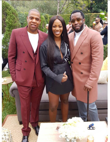 Diddy, Jay Z, Tiwa Savage & More at Roc Nation’s Grammy Brunch (Photos)