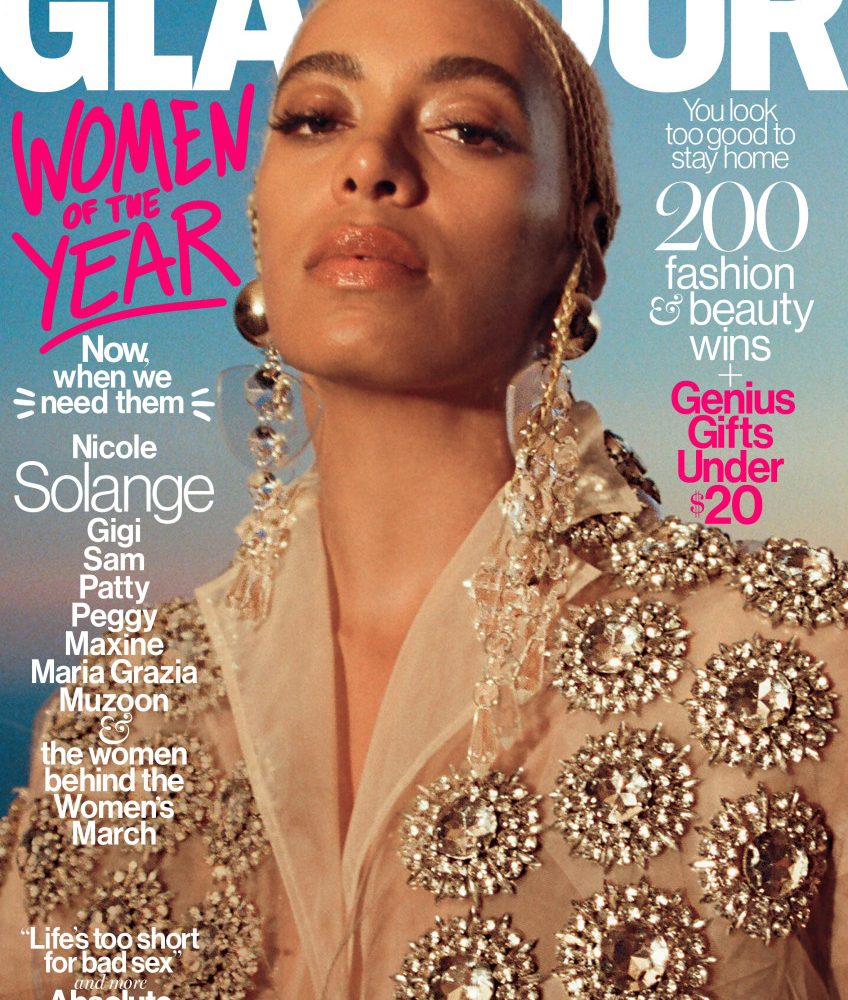 Solange Graces Glamour Magazine’s Cover As One Of 2017’s Women Of The Year